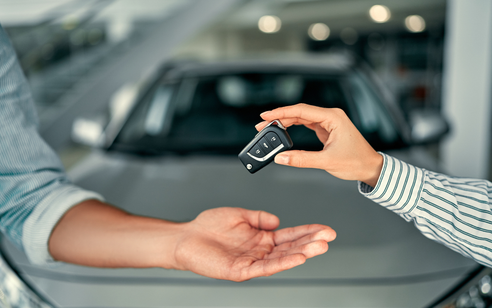 Getting the keys to your new car